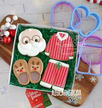 Cargar imagen en el visor de la galería, Set Cortadores de Galleta Santa Pijamas (4 Piezas)