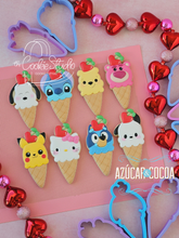 Cargar imagen en el visor de la galería, Cortador de Galleta Helado SV Personaje Osito Miel