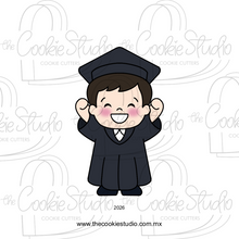 Cargar imagen en el visor de la galería, Cortador de Galleta Niño Grad (Doble uso)