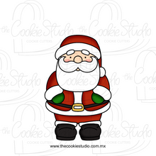 Cargar imagen en el visor de la galería, Cortador de Galleta Santa Claus Traje/Pijama