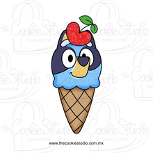 Cargar imagen en el visor de la galería, Cortador de Galleta Helado SV Personaje Perrita