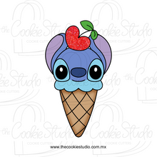 Cargar imagen en el visor de la galería, Cortador de Galleta Helado SV Personaje Extraterrestre