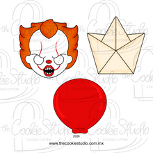 Cargar imagen en el visor de la galería, Set Cortadores de Galleta Payaso Eso (3 Piezas)