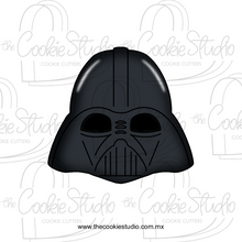 Cargar imagen en el visor de la galería, Cortador de Galleta Cara Darth Vader v2