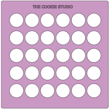 Cargar imagen en el visor de la galería, Stencil Para Sprinkles Puntos Grandes - STL FILE DIGITAL PRODUCT