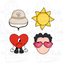 Cargar imagen en el visor de la galería, Set Cortadores de Galletas Conejo Malo (4 Piezas)