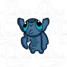 Cargar imagen en el visor de la galería, Cortador de Galleta Extraterrestre Espaldas (1 Pieza)