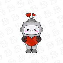 Cargar imagen en el visor de la galería, Cortador de Galleta Robot Corazón