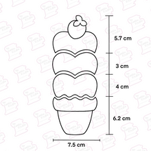 Cargar imagen en el visor de la galería, Set Cortadores de Galleta Arma tu Helado de San Valentín (4 piezas)