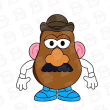 Cargar imagen en el visor de la galería, Set de Cortadores de Galleta Sr y Sra Cara de Papa 12 Piezas