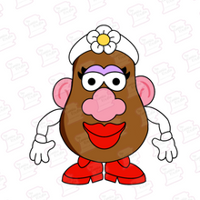 Cargar imagen en el visor de la galería, Set de Cortadores de Galleta Sr y Sra Cara de Papa 12 Piezas