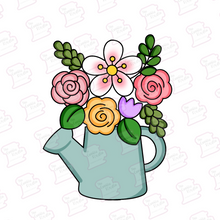 Cargar imagen en el visor de la galería, Set Cortadores de Galleta Arreglo Flores Regadera (8 Piezas)