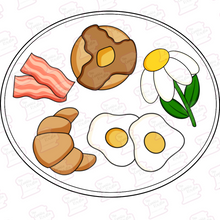Cargar imagen en el visor de la galería, Set Cortadores de Galleta Desayuno En Cama Para Mamá (5 Piezas)