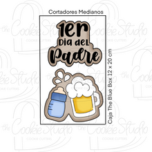 Cargar imagen en el visor de la galería, Set Cortadores de Galleta Primer Día Del Padre