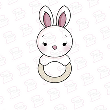 Cargar imagen en el visor de la galería, Cortador de Galleta Sonaja Mordedor Conejo