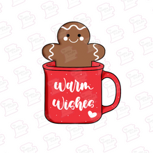 Cargar imagen en el visor de la galería, Cortador de Galleta Taza con Muñeco de Jengibre