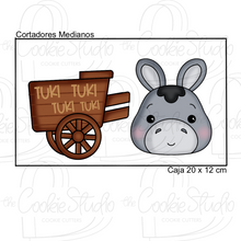 Cargar imagen en el visor de la galería, Set Cortadores de Galleta Burrito Sabanero ( 2 Piezas)