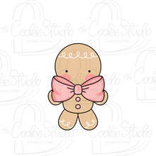 Cargar imagen en el visor de la galería, Cortador de Galleta Niño Jengibre Moño