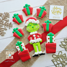 Cargar imagen en el visor de la galería, Set de Cortadores de Galleta Arma tu Grinch (3 Piezas)