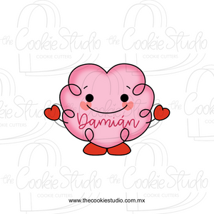 Cortador de Galleta Peluche Corazón
