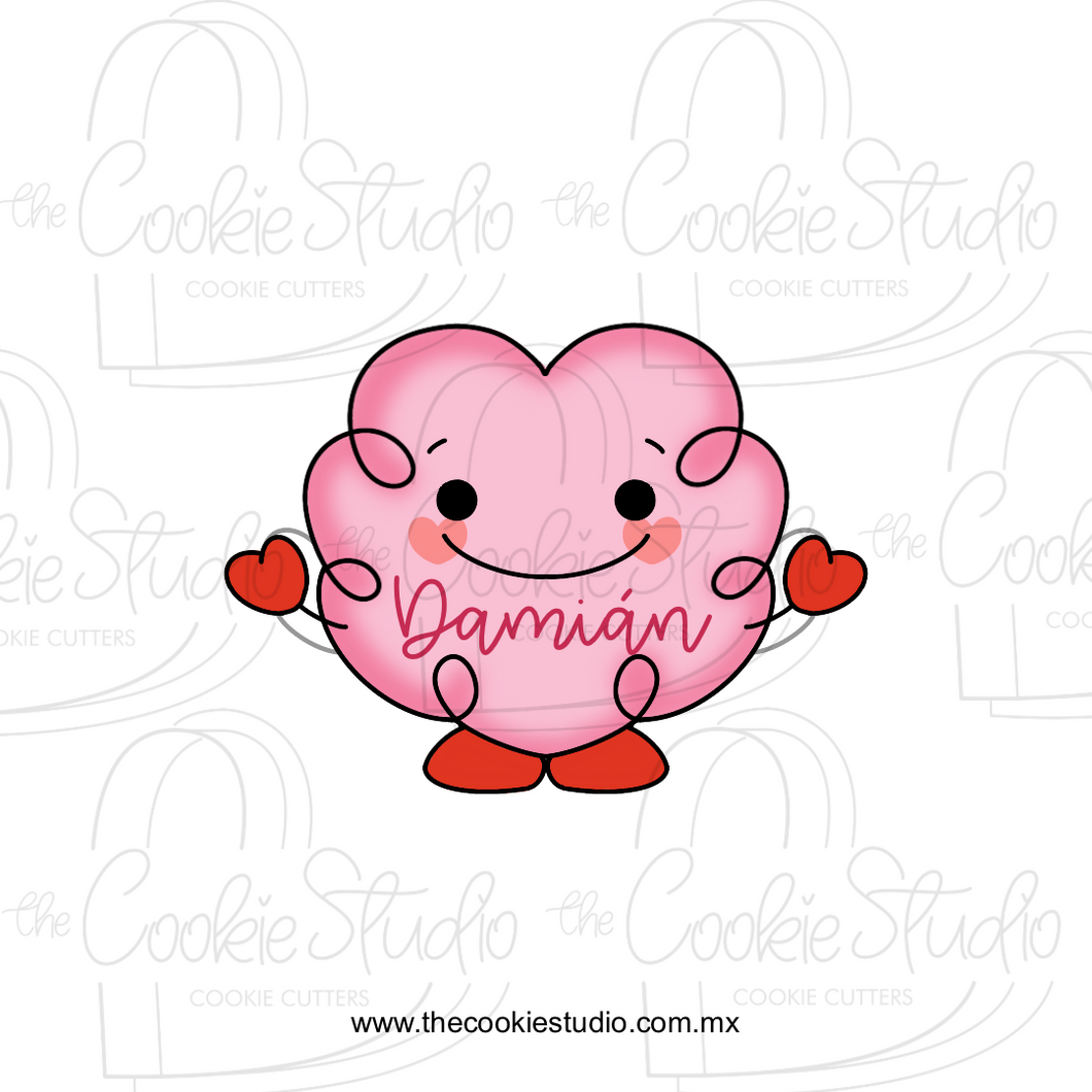 Cortador de Galleta Peluche Corazón