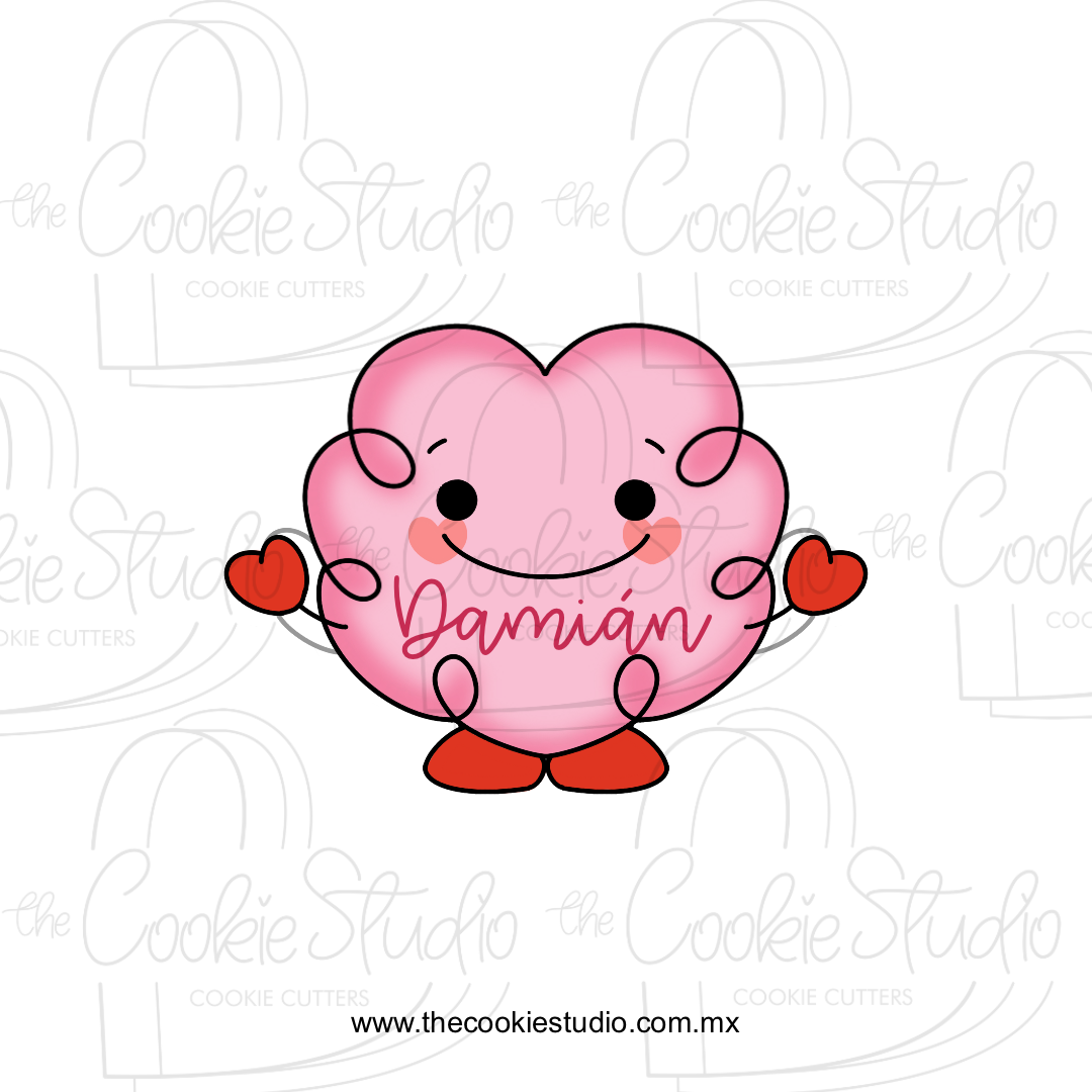 Cortador de Galleta Peluche Corazón
