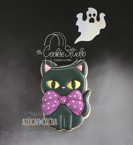Cortador de Galleta Gato Moño