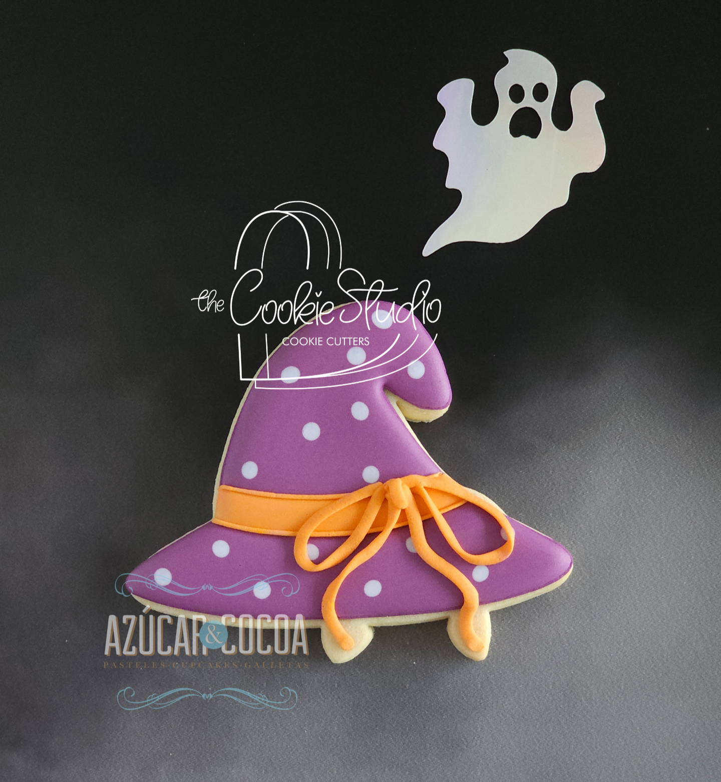 Cortador de Galleta Sombrero Bruja Moño