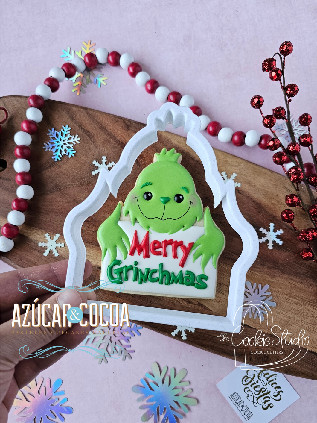 Cortador de Galleta Placa GrinchMAS