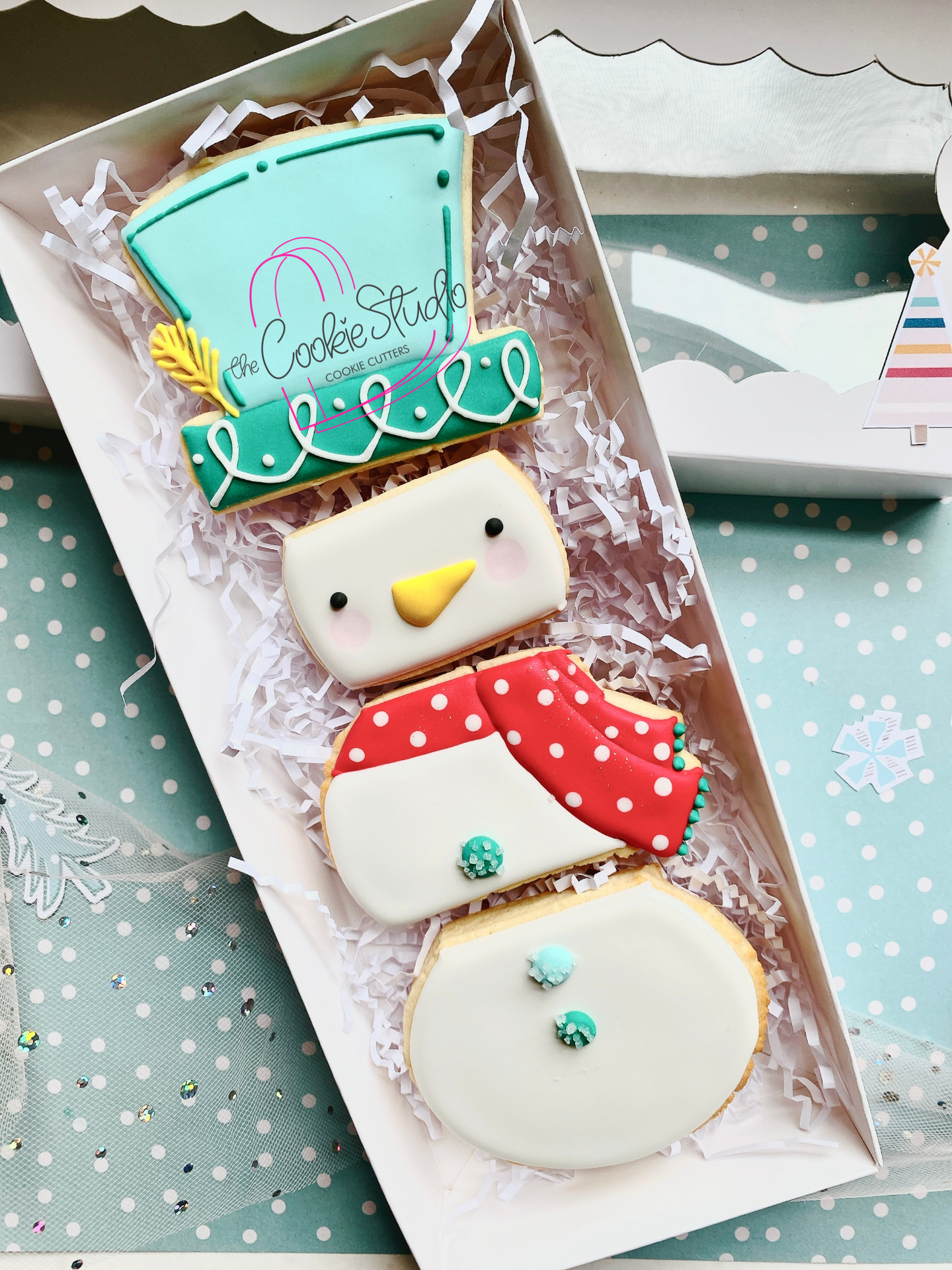 Set Cortadores de Galleta Muñeco de Nieve (4 Piezas)