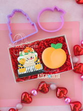 Cargar imagen en el visor de la galería, Set Cortadores de Galleta Peaches (2 Piezas)

