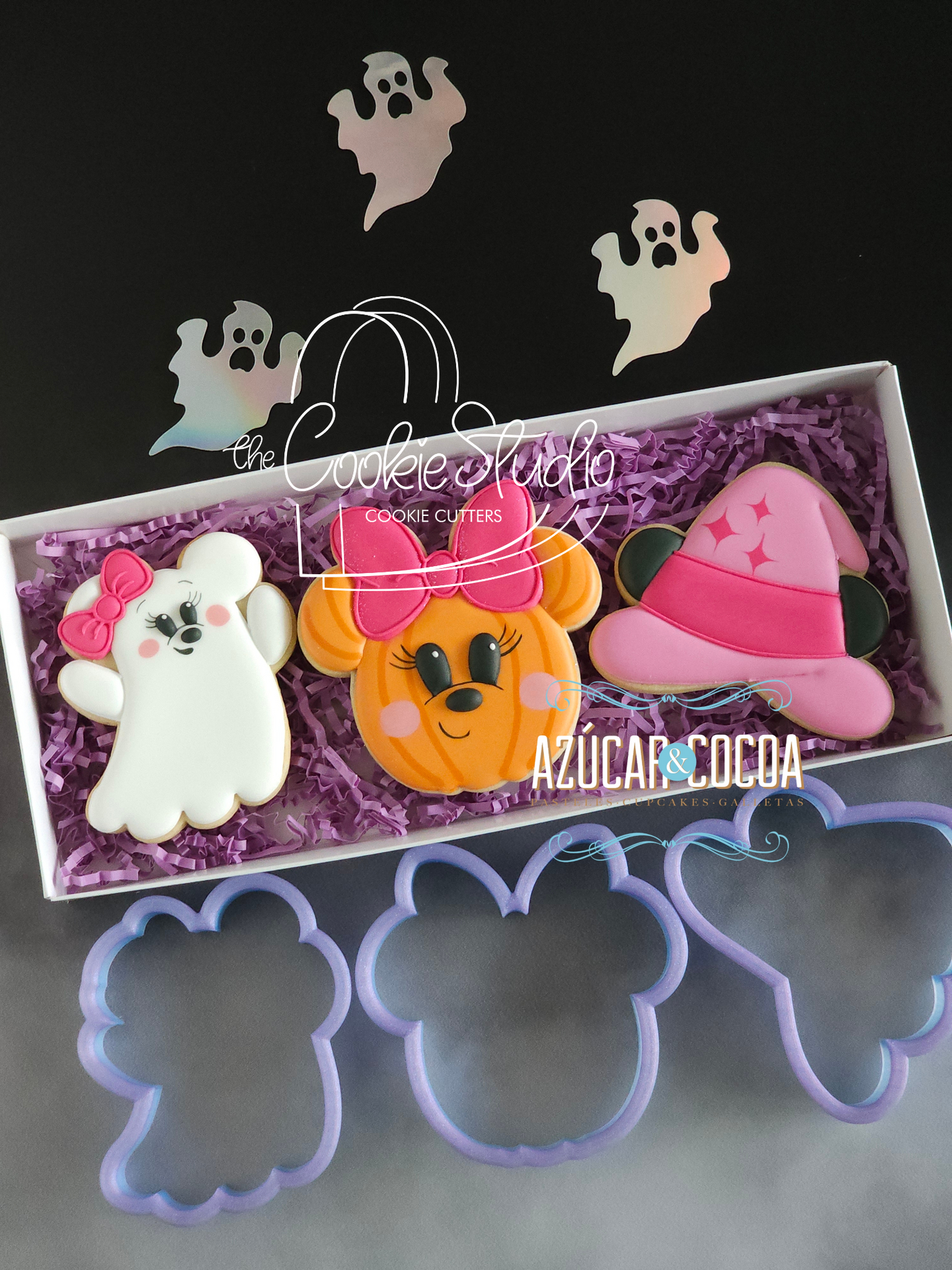 Set Cortadores de Galleta Minnie Halloween (3 Piezas)
