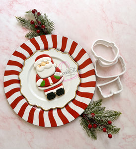 Set Cortadores de Galleta Santa Claus  (3 Piezas)