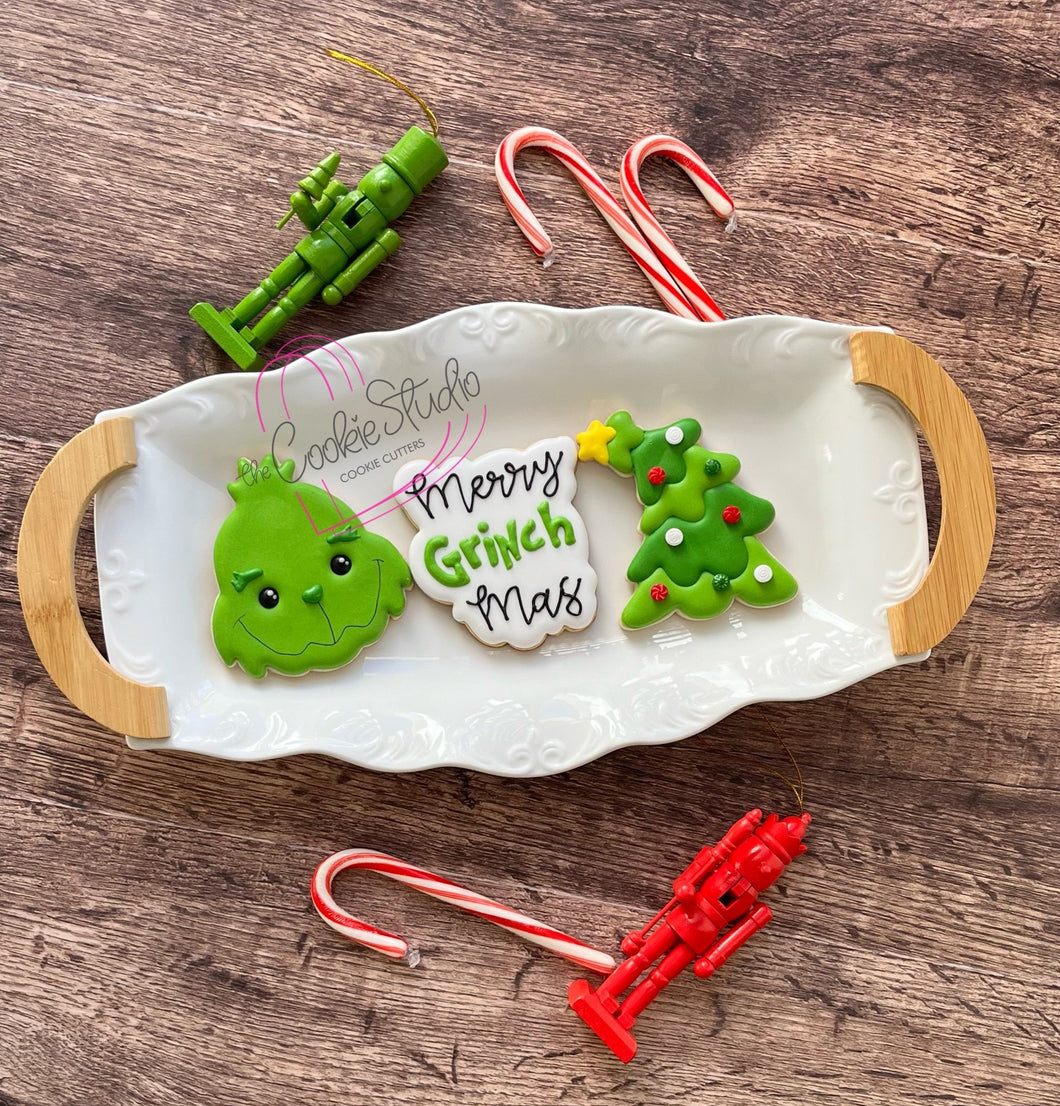 Set Cortadores de Galletas Merry GrinchMas (3 Piezas)