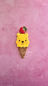 Set Cortadores de Galleta Helado SV Personaje Osito Miel (de 1 a 3 Piezas)