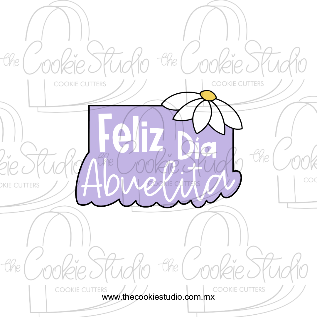 Cortador de Galleta Feliz Día Abuelita