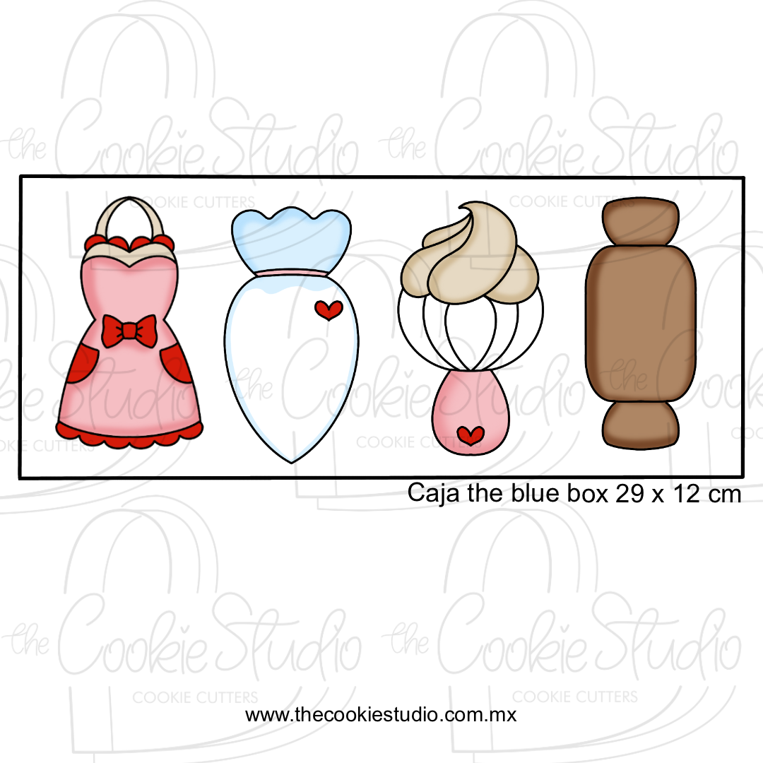 Set Cortadores de Galleta Temporada de Hornear (4 Piezas)