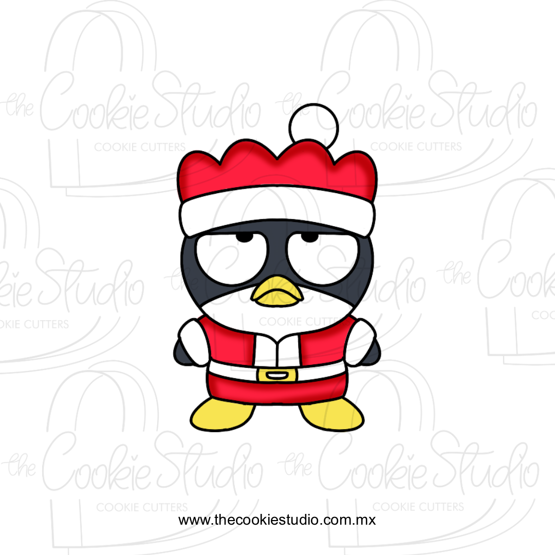 Cortador de Galleta Pingüino Santa Claus