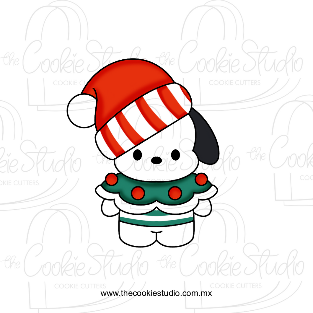 Cortador de Galleta Perrito Suéter Pino