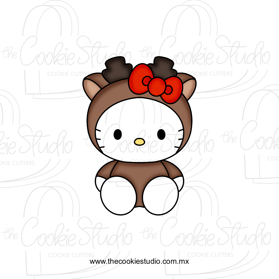 Cortador de Galleta Gatita Reno