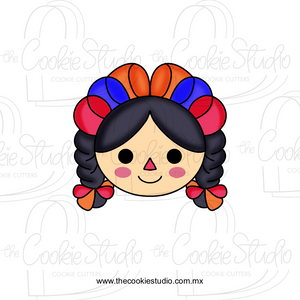 Cortador de Galleta Cara Mu eca Lele