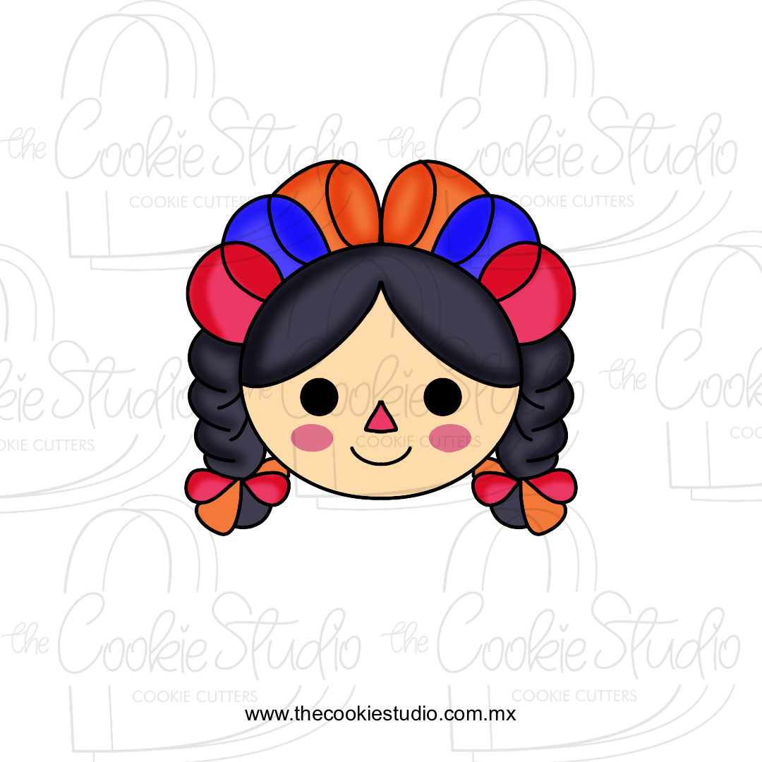 Cortador de Galleta Cara Muñeca Lele