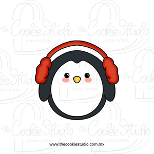 Cortador de Galleta Pingüino Orejeras