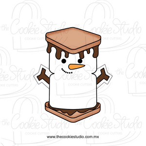 Cortador de Galleta Muñeco Nieve Smore