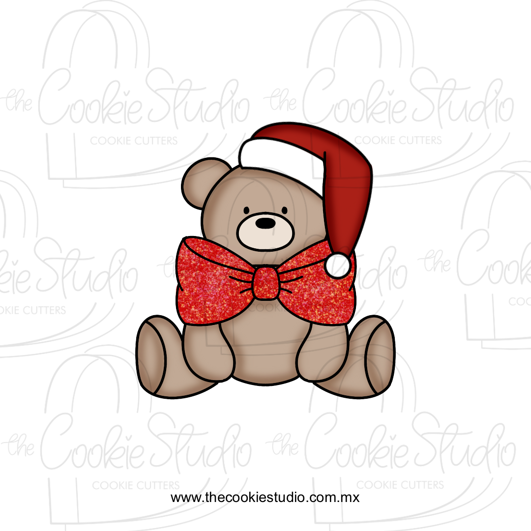 Cortador de Galleta Osito Navideño