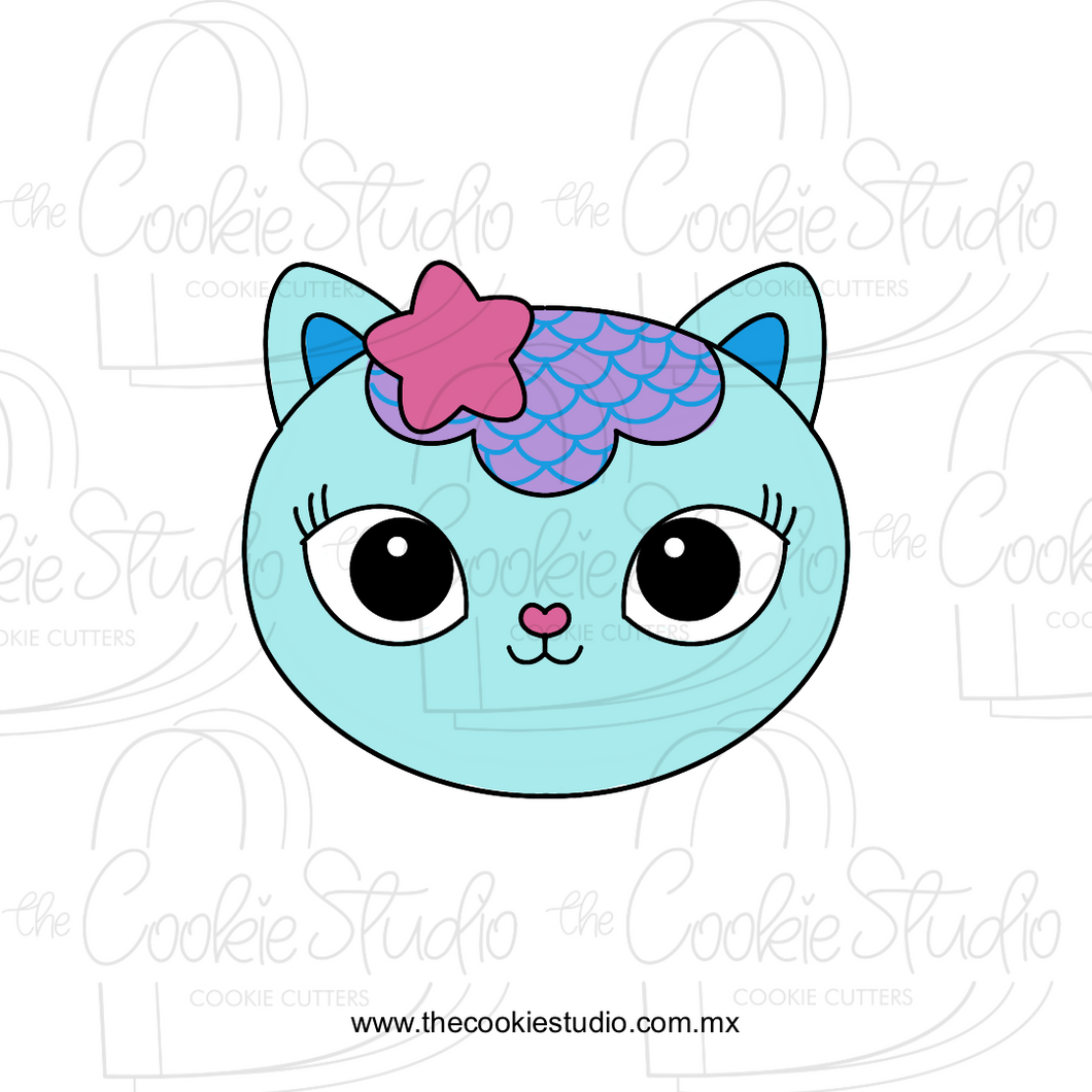 Cortador de Galleta Gato Sirena
