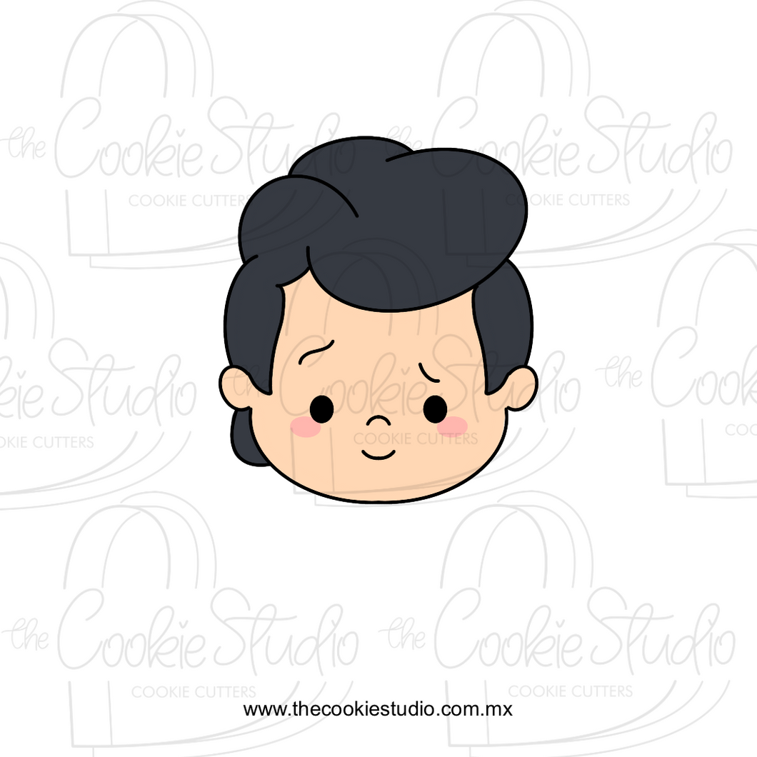 Cortador de Galleta Cara Príncipe Sirenita