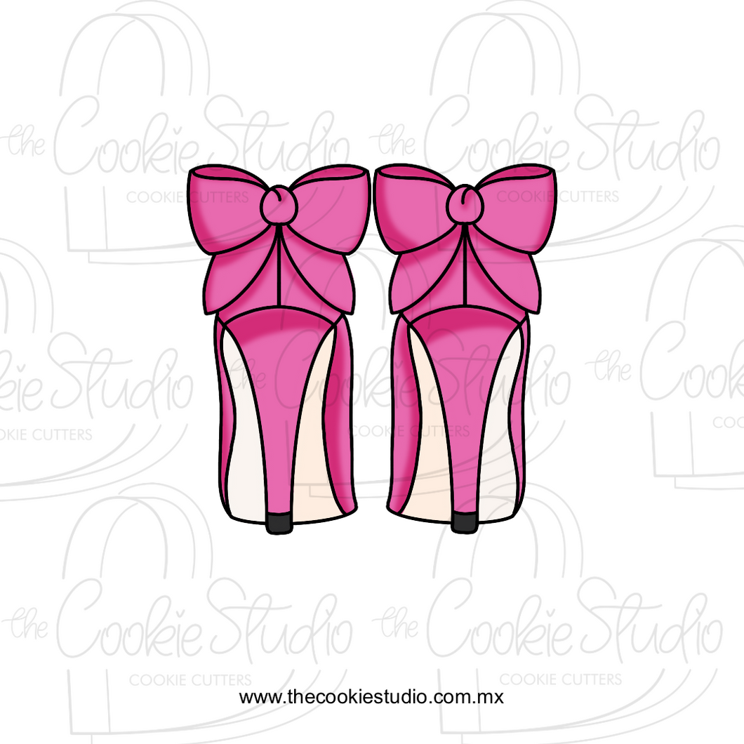 Cortador de Galleta Par Zapatillas Moño