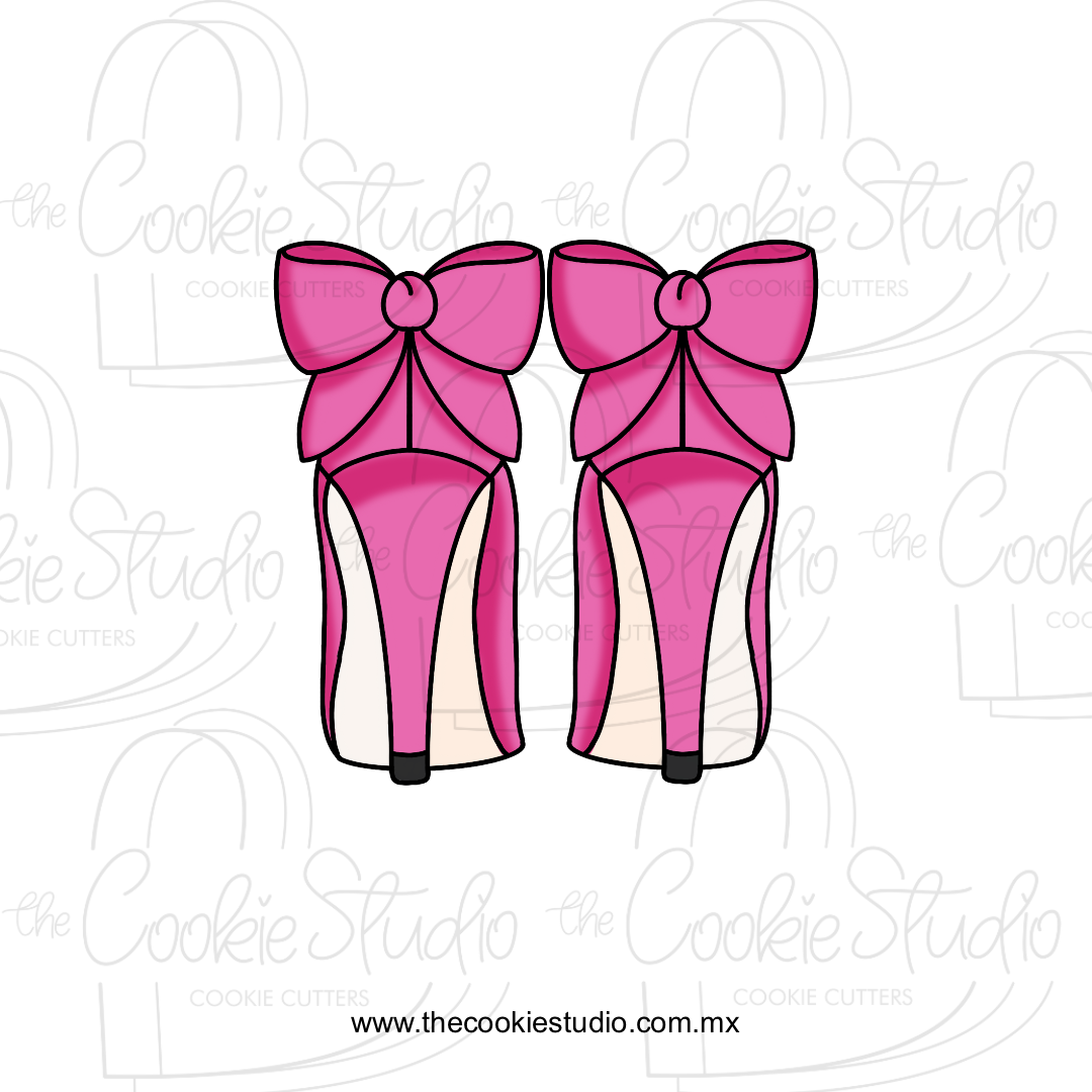 Cortador de Galleta Par Zapatillas Moño