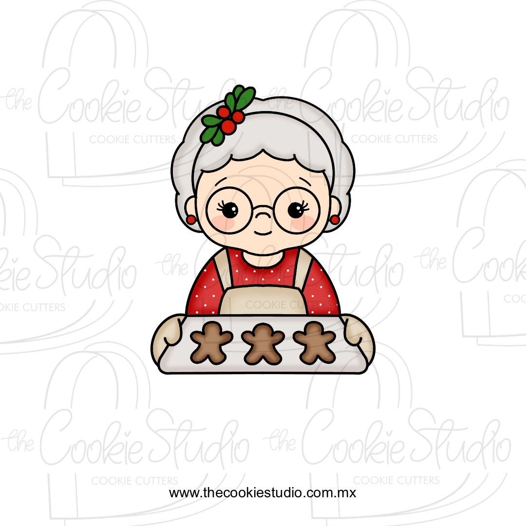 Señora Claus Horneando - STL FILE DIGITAL PRODUCT